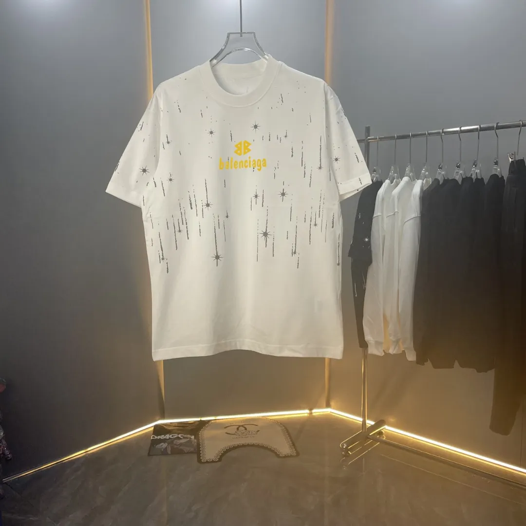 【 Quality】Balen 2024ss New Arrival T ， logo ， ， ， Versatile S M L XL XXL
